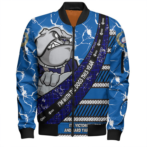 Canterbury-Bankstown Bulldogs Bomber Jacket - Theme Song For Rugby With Sporty Style