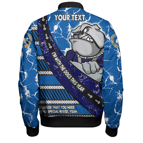 Canterbury-Bankstown Bulldogs Bomber Jacket - Theme Song For Rugby With Sporty Style Canterbury-Bankstown Bulldogs Bomber Jacket - Theme Song For Rugby With Sporty Style