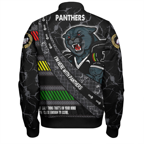 Penrith Panthers Bomber Jacket - Theme Song For Rugby With Sporty Style Penrith Panthers Bomber Jacket - Theme Song For Rugby With Sporty Style