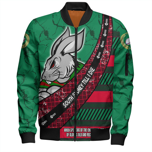 South Sydney Rabbitohs Bomber Jacket - Theme Song For Rugby With Sporty Style