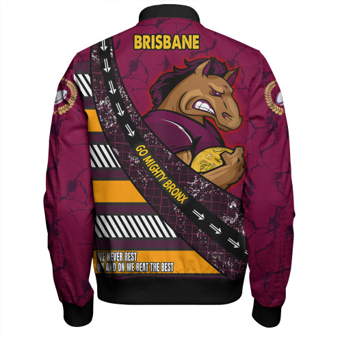 Brisbane Broncos Bomber Jacket - Theme Song For Rugby With Sporty Style Brisbane Broncos Bomber Jacket - Theme Song For Rugby With Sporty Style
