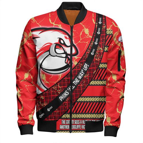 Redcliffe Dolphins Bomber Jacket - Theme Song For Rugby With Sporty Style