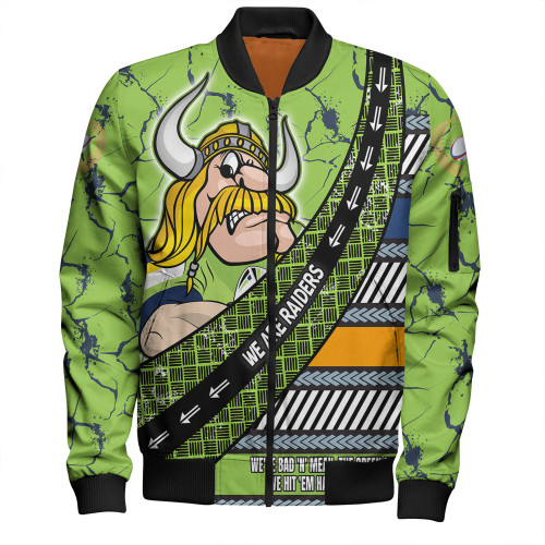 Canberra Raiders Bomber Jacket - Theme Song For Rugby With Sporty Style