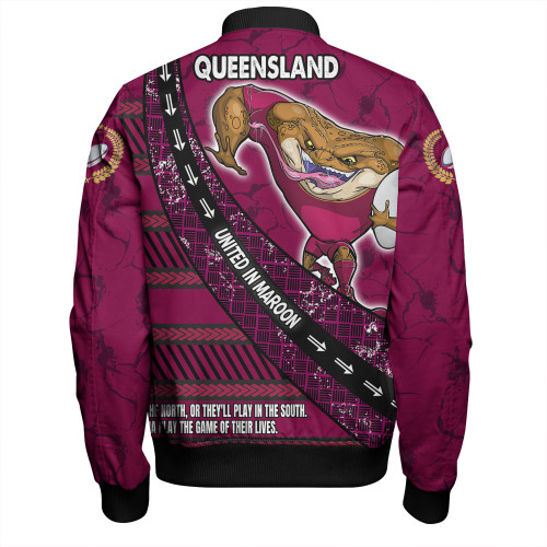 Cane Toads Sport Bomber Jacket - Theme Song For Rugby With Sporty Style Cane Toads Sport Bomber Jacket - Theme Song For Rugby With Sporty Style