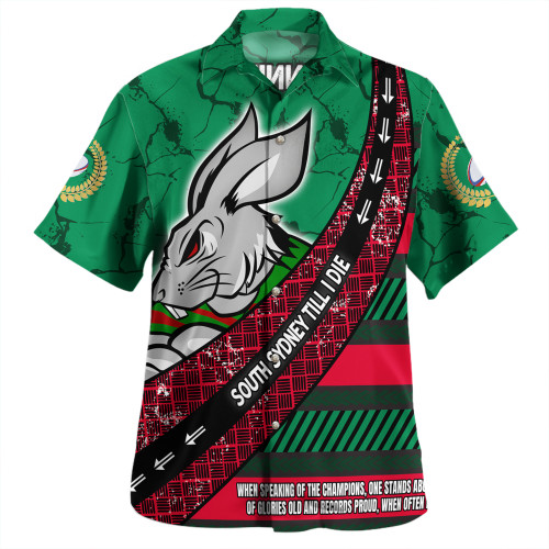 South Sydney Rabbitohs Hawaiian Shirt - Theme Song For Rugby With Sporty Style