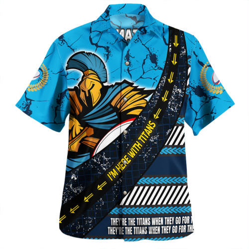 Gold Coast Titans Sport Hawaiian Shirt - Theme Song For Rugby With Sporty Style