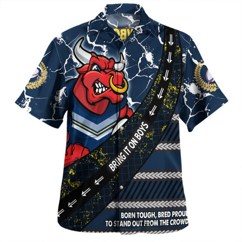 North Queensland Cowboys Hawaiian Shirt - Theme Song For Rugby With Sporty Style