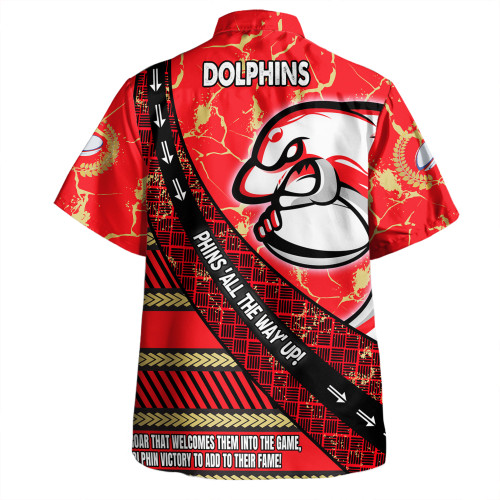 Redcliffe Dolphins Hawaiian Shirt - Theme Song For Rugby With Sporty Style Redcliffe Dolphins Hawaiian Shirt - Theme Song For Rugby With Sporty Style