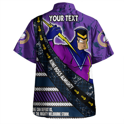 Melbourne Storm Hawaiian Shirt - Theme Song For Rugby With Sporty Style Melbourne Storm Hawaiian Shirt - Theme Song For Rugby With Sporty Style