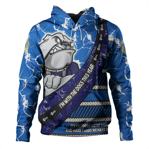 Canterbury-Bankstown Bulldogs Hoodie - Theme Song For Rugby With Sporty Style