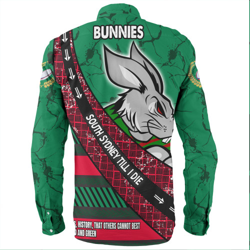 South Sydney Rabbitohs Long Sleeve Shirt - Theme Song For Rugby With Sporty Style South Sydney Rabbitohs Long Sleeve Shirt - Theme Song For Rugby With Sporty Style