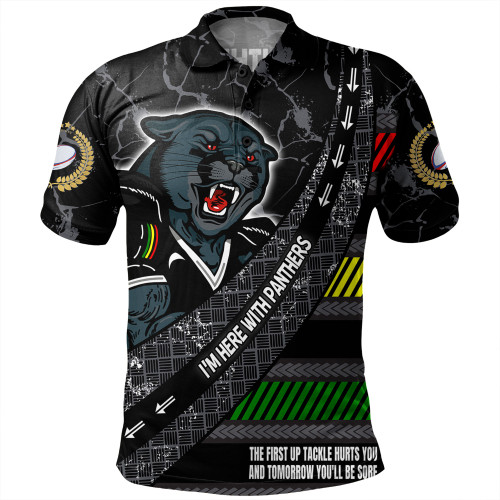 Penrith Panthers Polo Shirt - Theme Song For Rugby With Sporty Style