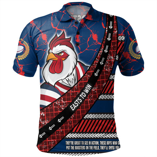 Sydney Roosters Polo Shirt - Theme Song For Rugby With Sporty Style