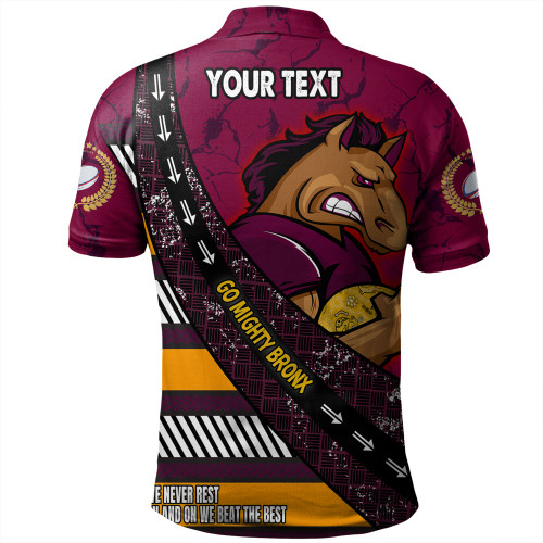 Brisbane Broncos Polo Shirt - Theme Song For Rugby With Sporty Style Brisbane Broncos Polo Shirt - Theme Song For Rugby With Sporty Style