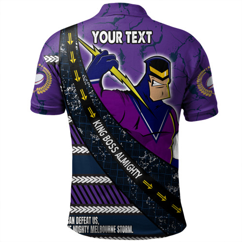 Melbourne Storm Polo Shirt - Theme Song For Rugby With Sporty Style Melbourne Storm Polo Shirt - Theme Song For Rugby With Sporty Style