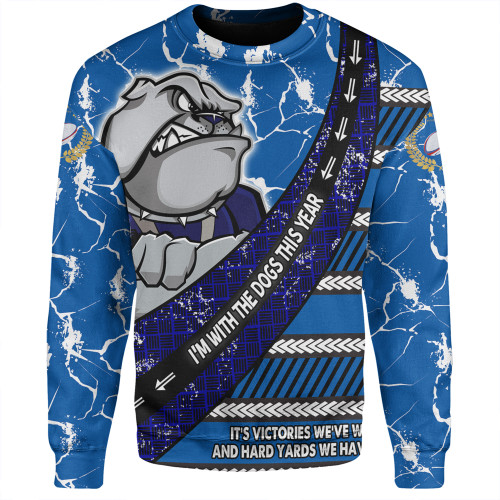 Canterbury-Bankstown Bulldogs Sweatshirt - Theme Song For Rugby With Sporty Style