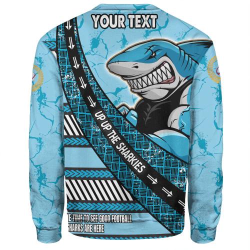 Cronulla-Sutherland Sharks Sweatshirt - Theme Song For Rugby With Sporty Style Cronulla-Sutherland Sharks Sweatshirt - Theme Song For Rugby With Sporty Style