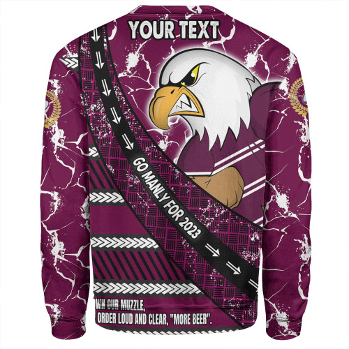 Manly Warringah Sea Eagles Sweatshirt - Theme Song For Rugby With Sporty Style Manly Warringah Sea Eagles Sweatshirt - Theme Song For Rugby With Sporty Style