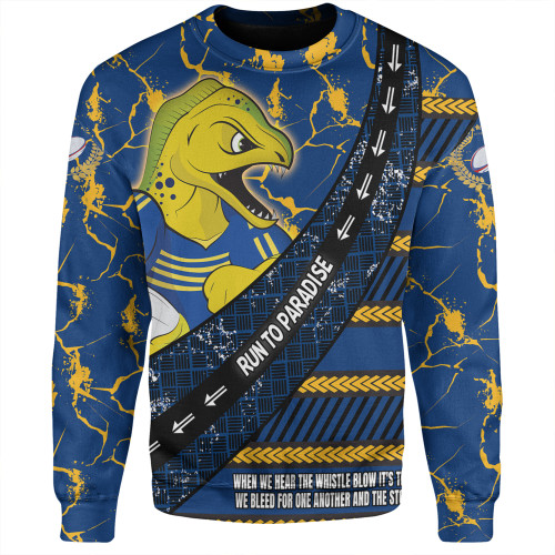 Parramatta Eels Sport Sweatshirt - Theme Song For Rugby With Sporty Style