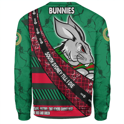 South Sydney Rabbitohs Sweatshirt - Theme Song For Rugby With Sporty Style South Sydney Rabbitohs Sweatshirt - Theme Song For Rugby With Sporty Style