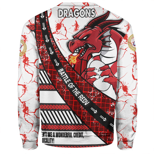 St. George Illawarra Dragons Sweatshirt - Theme Song For With Sporty Style St. George Illawarra Dragons Sweatshirt - Theme Song For With Sporty Style
