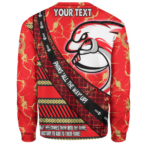 Redcliffe Dolphins Sweatshirt - Theme Song For Rugby With Sporty Style Redcliffe Dolphins Sweatshirt - Theme Song For Rugby With Sporty Style