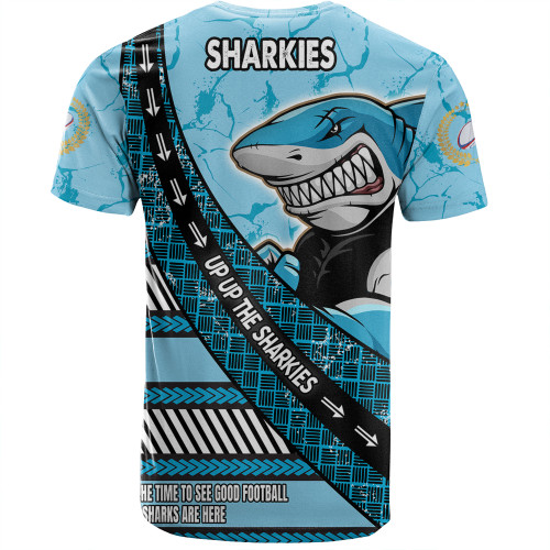 Cronulla-Sutherland Sharks T-Shirt - Theme Song For Rugby With Sporty Style Cronulla-Sutherland Sharks T-Shirt - Theme Song For Rugby With Sporty Style
