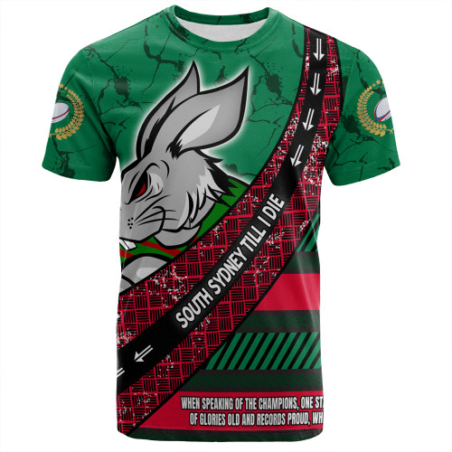 South Sydney Rabbitohs T-Shirt - Theme Song For Rugby With Sporty Style