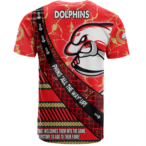 Redcliffe Dolphins T-Shirt - Theme Song For Rugby With Sporty Style Redcliffe Dolphins T-Shirt - Theme Song For Rugby With Sporty Style