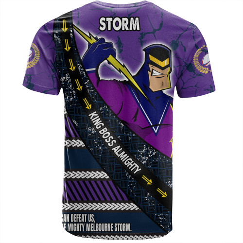 Melbourne Storm T-Shirt - Theme Song For Rugby With Sporty Style Melbourne Storm T-Shirt - Theme Song For Rugby With Sporty Style