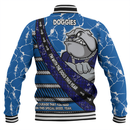 Canterbury-Bankstown Bulldogs Baseball Jacket - Theme Song For Rugby With Sporty Style Canterbury-Bankstown Bulldogs Baseball Jacket - Theme Song For Rugby With Sporty Style