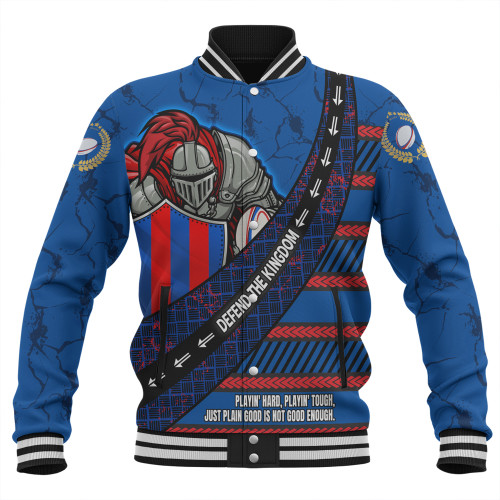 Newcastle Knights Sport Baseball Jacket - Theme Song For Rugby With Sporty Style