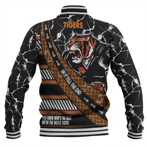 Wests Tigers Baseball Jacket - Theme Song For Rugby With Sporty Style Wests Tigers Baseball Jacket - Theme Song For Rugby With Sporty Style