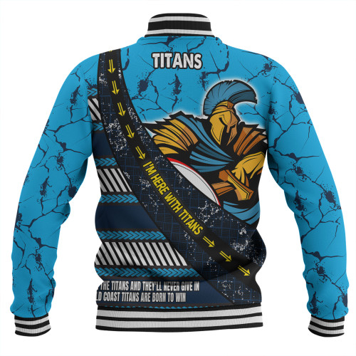 Gold Coast Titans Sport Baseball Jacket - Theme Song For Rugby With Sporty Style Gold Coast Titans Sport Baseball Jacket - Theme Song For Rugby With Sporty Style