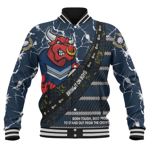 North Queensland Cowboys Baseball Jacket - Theme Song For Rugby With Sporty Style