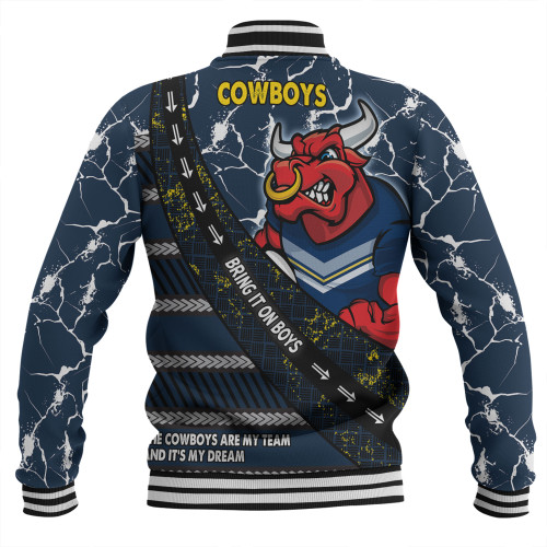 North Queensland Cowboys Baseball Jacket - Theme Song For Rugby With Sporty Style North Queensland Cowboys Baseball Jacket - Theme Song For Rugby With Sporty Style