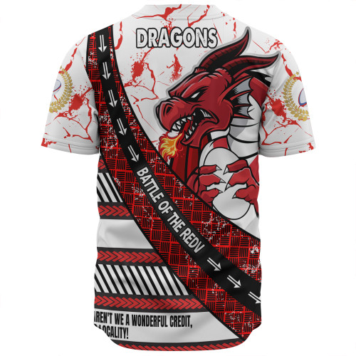 St. George Illawarra Dragons Baseball Shirt - Theme Song For With Sporty Style St. George Illawarra Dragons Baseball Shirt - Theme Song For With Sporty Style