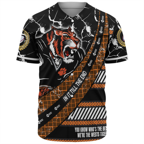 Wests Tigers Baseball Shirt - Theme Song For Rugby With Sporty Style