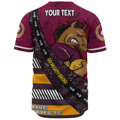 Brisbane Broncos Baseball Shirt - Theme Song For Rugby With Sporty Style Brisbane Broncos Baseball Shirt - Theme Song For Rugby With Sporty Style