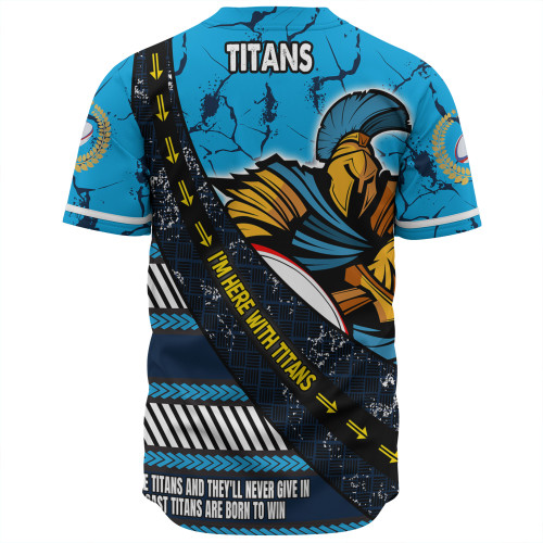 Gold Coast Titans Sport Baseball Shirt - Theme Song For Rugby With Sporty Style Gold Coast Titans Sport Baseball Shirt - Theme Song For Rugby With Sporty Style