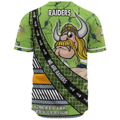 Canberra Raiders Baseball Shirt - Theme Song For Rugby With Sporty Style Canberra Raiders Baseball Shirt - Theme Song For Rugby With Sporty Style