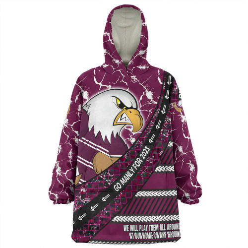 Manly Warringah Sea Eagles Snug Hoodie - Theme Song For Rugby With Sporty Style