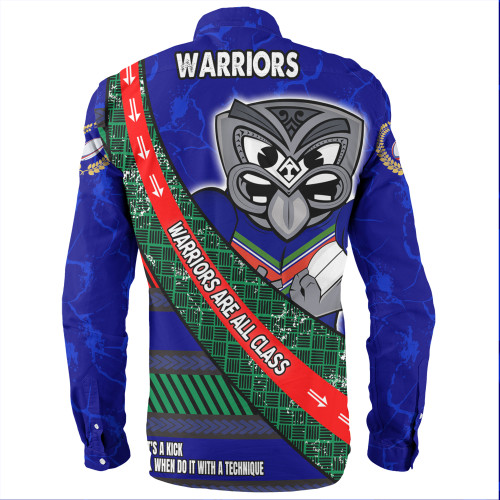 New Zealand Warriors Sport Long Sleeve Shirt - Theme Song For Rugby With Sporty Style New Zealand Warriors Sport Long Sleeve Shirt - Theme Song For Rugby With Sporty Style