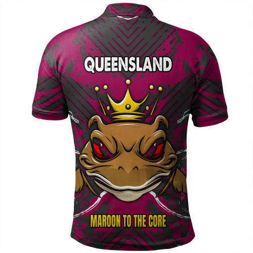 Cane Toads Sport Polo Shirt - Custom Marron To The Core