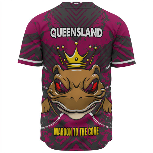 Cane Toads Sport Baseball Shirt - Custom Marron To The Core