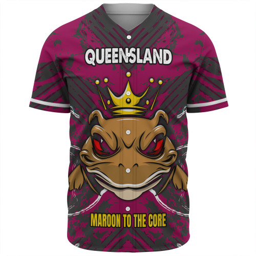 Cane Toads Sport Baseball Shirt - Custom Marron To The Core