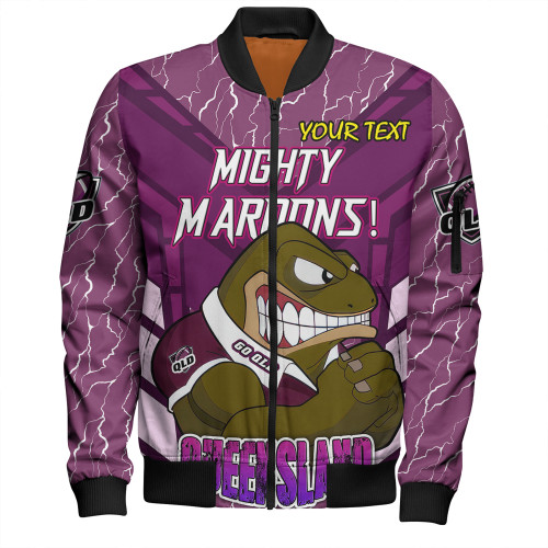 Cane Toads Sport Bomber Jacket - Custom Mighty Maroons Cane Toads Sport Bomber Jacket - Custom Mighty Maroons