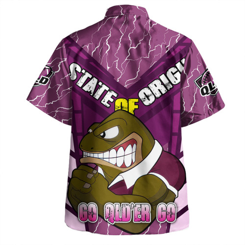 Cane Toads Sport Hawaiian Shirt - Custom Mighty Maroons Cane Toads Sport Hawaiian Shirt - Custom Mighty Maroons