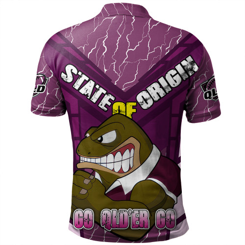 Cane Toads Sport Polo Shirt - Custom Mighty Maroons Cane Toads Sport Polo Shirt - Custom Mighty Maroons