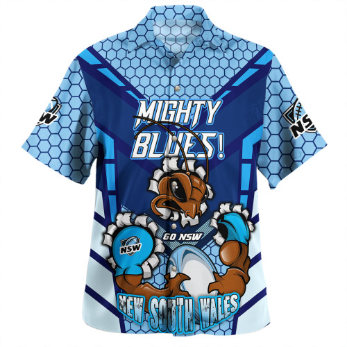 Cockroach Sport Hawaiian Shirt - Custom Mighty Blues